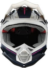 MOOSE OFFROAD MR3 Helmet - F.A.F. - White/Navy/Pink - Large 0110-8950