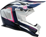 MOOSE OFFROAD MR3 Helmet - F.A.F. - White/Navy/Pink - Large 0110-8950