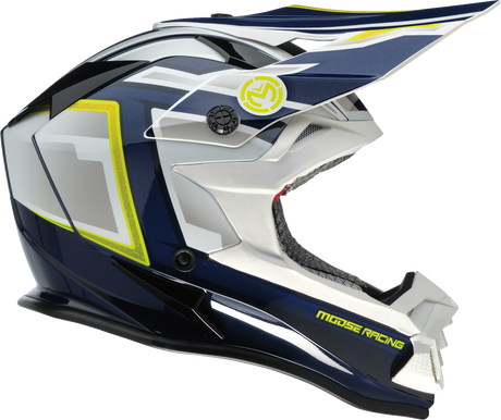 MOOSE OFFROAD MR3 Helmet - F.A.F. - White/Navy/Green - Small 0110-8943