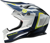 MOOSE OFFROAD MR3 Helmet - F.A.F. - White/Navy/Green - 2XL 0110-8947