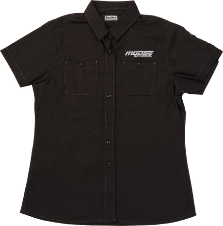 MOOSE OFFROAD Women's Moose Offroad Shop Shirt - Black - XL MRS01S7BCHXR