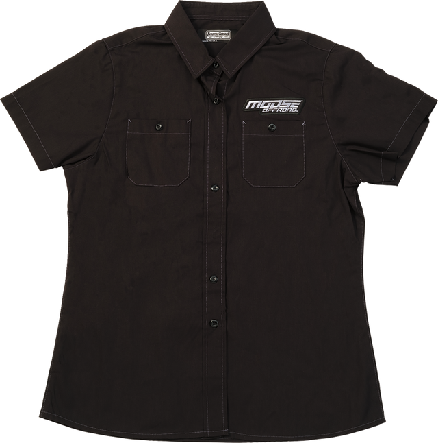 MOOSE OFFROAD Women's Moose Offroad Shop Shirt - Black - 2XL MRS01S7BCH2R