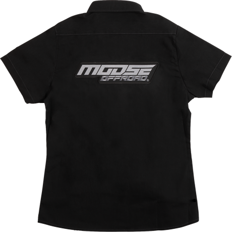 MOOSE OFFROAD Women's Moose Offroad Shop Shirt - Black - 3XL MRS01S7BCH3R