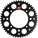 RENTHAL Rear Sprocket - Aluminum - 49 Tooth - Black - KTM 518U-420-49GPBK