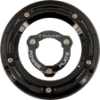 TRASK Derby Cover with Power Plate - Black - Kit - '17-'25 Harley-Davidson TM-0051-BK-BK