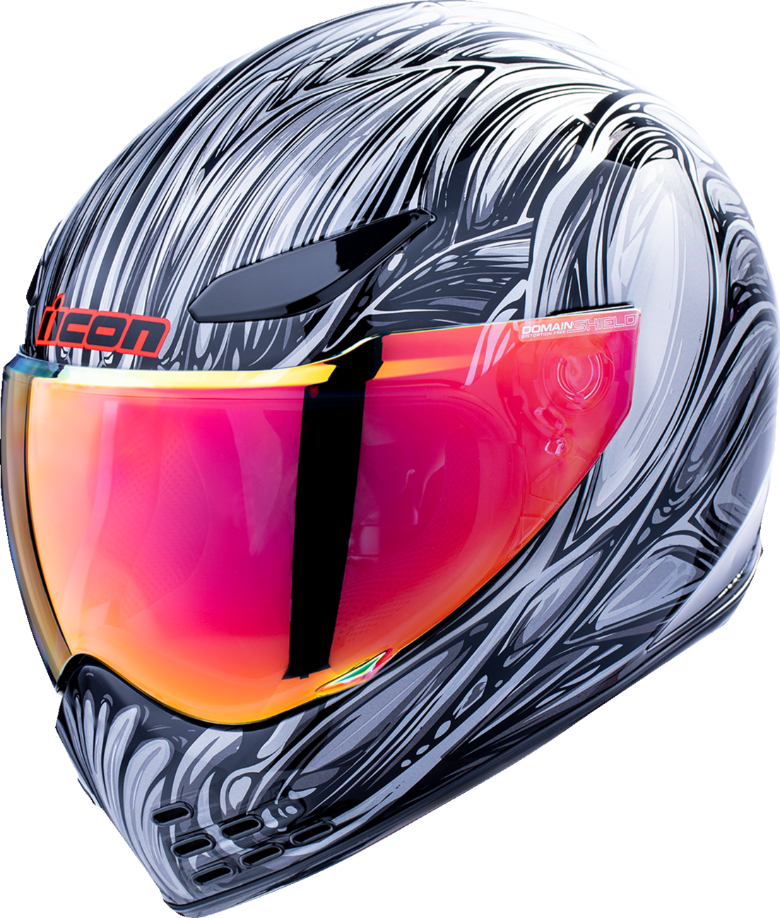 ICON Domain* Helmet - Nouveau - Silver - 3XL 0101-18529