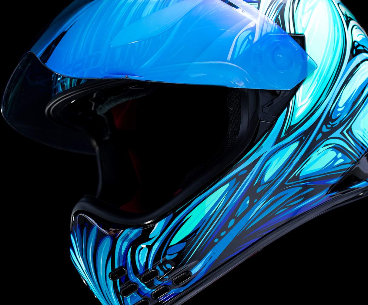 ICON Domain* Helmet - Nouveau - Blue - Large 0101-18533