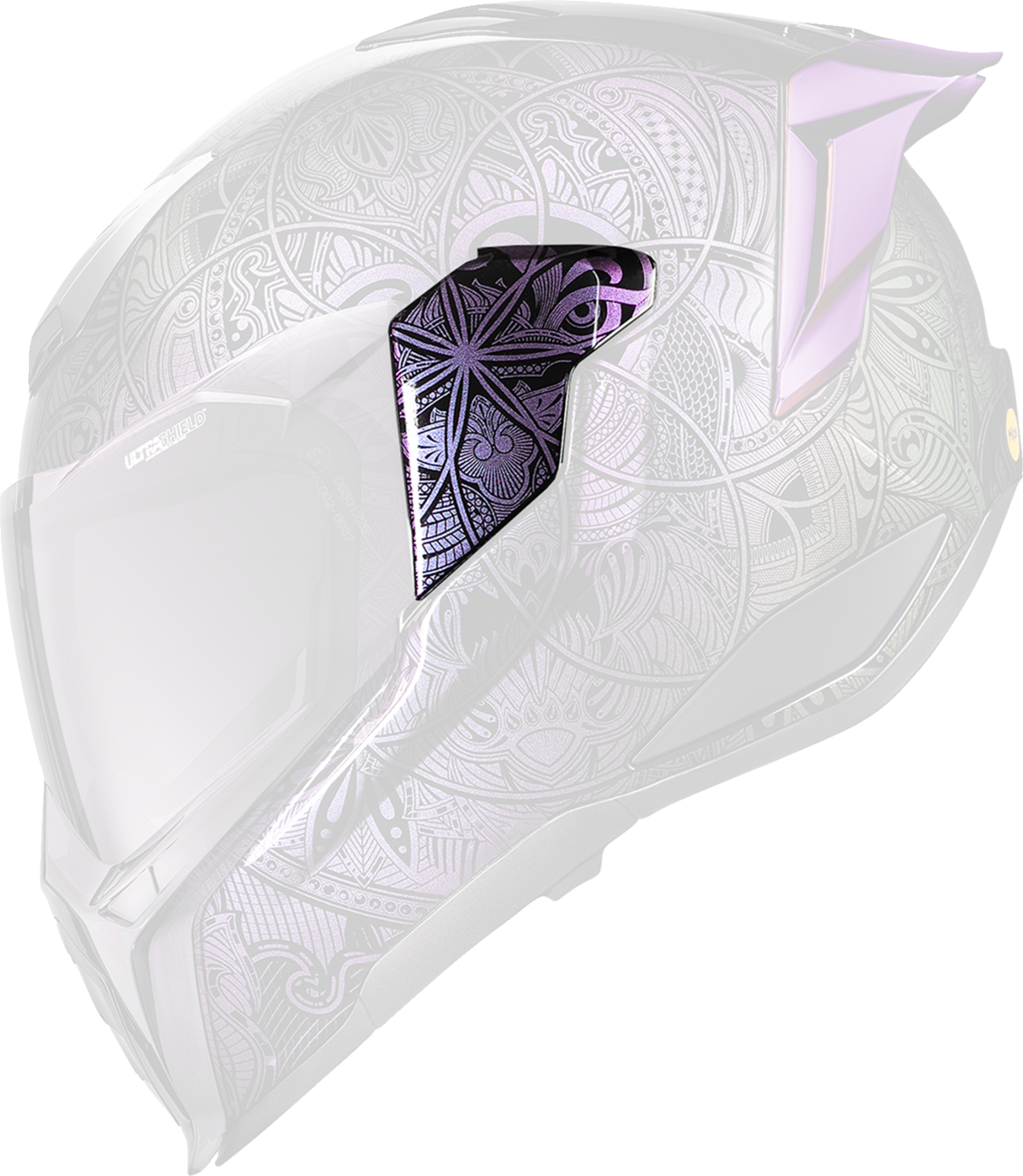ICON Ultraflite* Side Plates - Opal Mandala - Purple 0133-1734