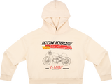 ICON Women's Always Something* Hoodie - Ivory - Large 3051-1264