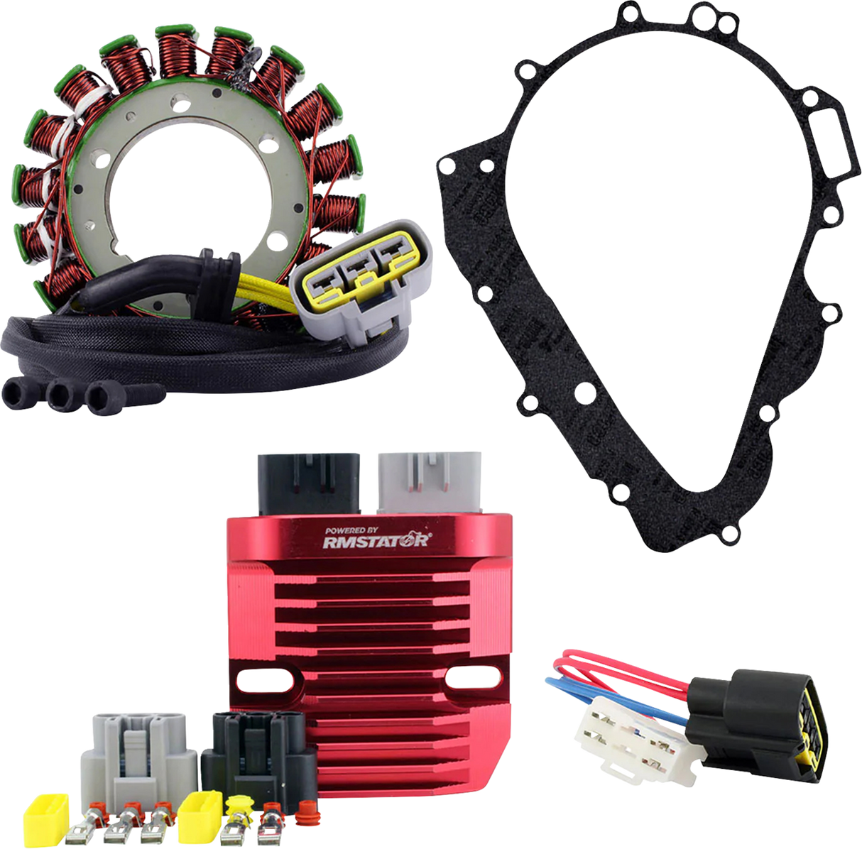 RM STATOR Charging Kit with Mosfet Regulator - Aprilia RMS900-106902