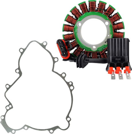 RM STATOR Stator with Crankcase Cover Gasket - Polaris RM01394G