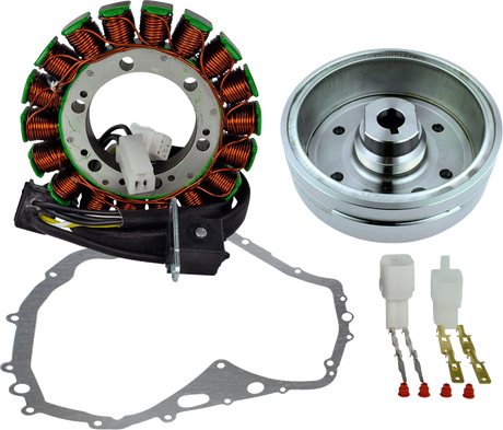 RM STATOR Stator with Crankcase Cover Gasket - Suzuki/Arctic Cat RM23014