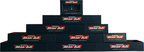 TRASK Bitchin' Bolts Hardware Kit - Titanium - M8 - Complete Driveline TM-1050