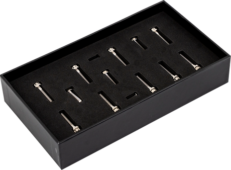 TRASK Bitchin' Bolts Hardware Kit - Titanium - M8 - Cam Cover TM-1050-C