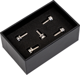 TRASK Bitchin' Bolts Hardware Kit - Titanium - M8 - Derby Cover TM-1050-A