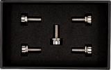 TRASK Bitchin' Bolts Hardware Kit - Titanium - M8 - Derby Cover TM-1050-A