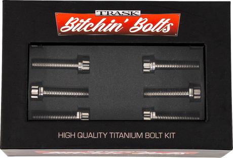 TRASK Bitchin' Bolts Hardware Kit - Titanium - M8 - Lifter Block TM-1050-B