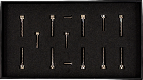 TRASK Bitchin' Bolts Hardware Kit - Titanium - M8 - Cam Cover TM-1050-C