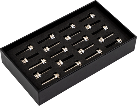TRASK Bitchin' Bolts Hardware Kit - Titanium - M8 - Rocker Box TM-1050-D
