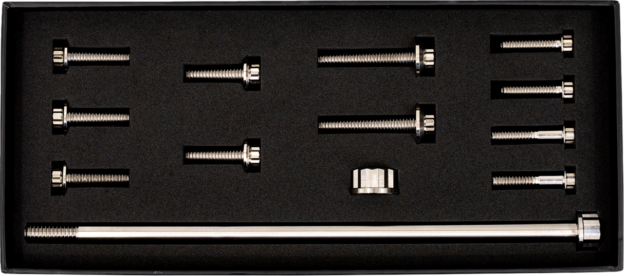 TRASK Bitchin' Bolts Hardware Kit - Titanium - M8 - Motor Mount TM-1050-E