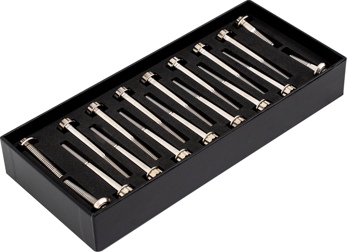 TRASK Bitchin' Bolts Hardware Kit - Titanium - M8 - Crankcase TM-1050-H