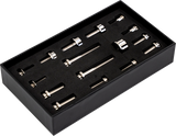 TRASK Bitchin' Bolts Hardware Kit - Titanium - M8 - Peg Mount TM-1050-F