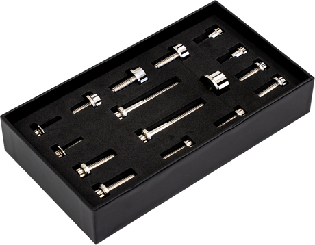 TRASK Bitchin' Bolts Hardware Kit - Titanium - M8 - Peg Mount TM-1050-F