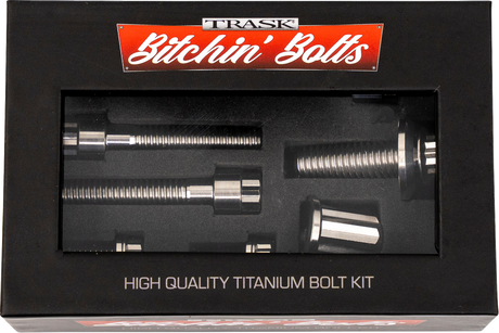 TRASK Bitchin' Bolts Hardware Kit - Titanium - M8 - Coil and Horn TM-1050-J