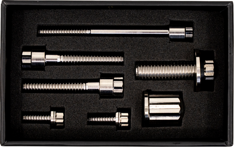 TRASK Bitchin' Bolts Hardware Kit - Titanium - M8 - Coil and Horn TM-1050-J