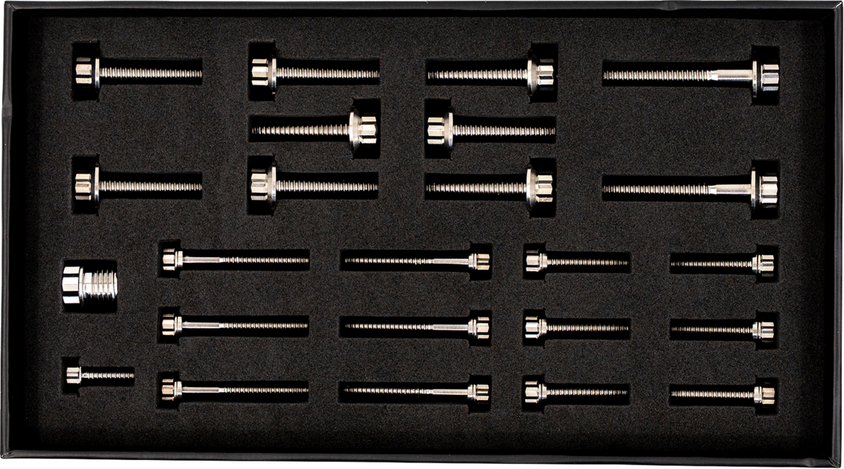 TRASK Bitchin' Bolts Hardware Kit - Titanium - M8 - Transmission TM-1050-I