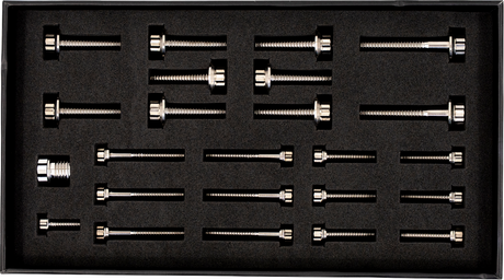 TRASK Bitchin' Bolts Hardware Kit - Titanium - M8 - Transmission TM-1050-I
