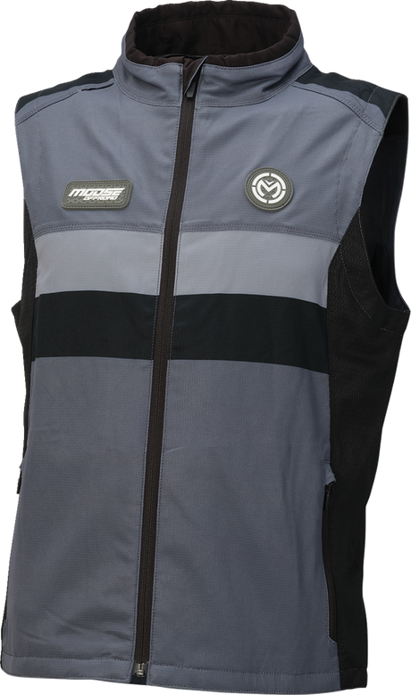 MOOSE OFFROAD Moto Vest - Gray/Black - Small 2830-0761