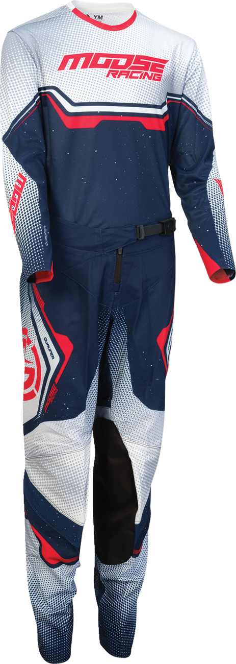 MOOSE OFFROAD Youth Qualifier? Jersey - Red/White/Blue - Small 2912-2627