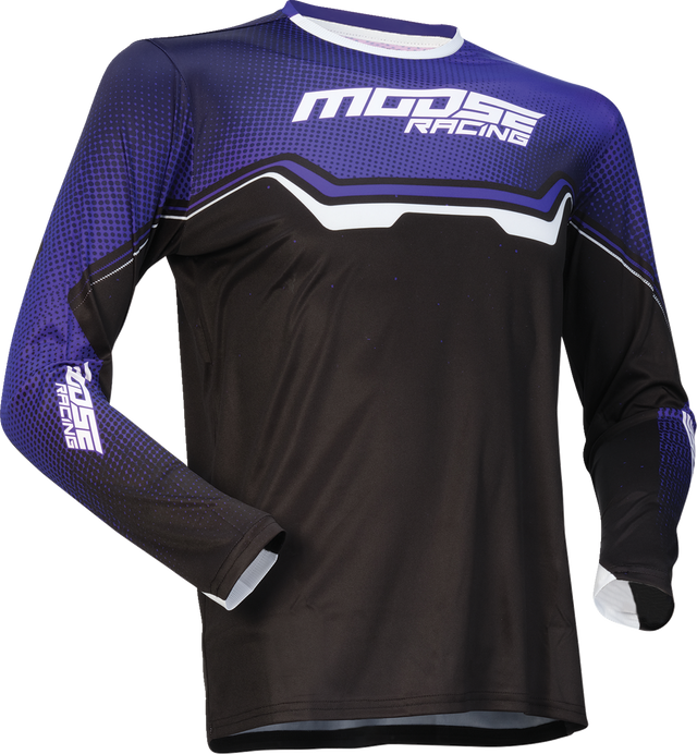 MOOSE OFFROAD Youth Qualifier? Jersey - Purple/Black/White - Medium 2912-2634