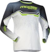 MOOSE OFFROAD Youth Qualifier? Jersey - White/Black/Green - 2XL 2912-2643