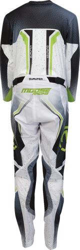 MOOSE OFFROAD Youth Qualifier? Jersey - White/Black/Green - XL 2912-2642