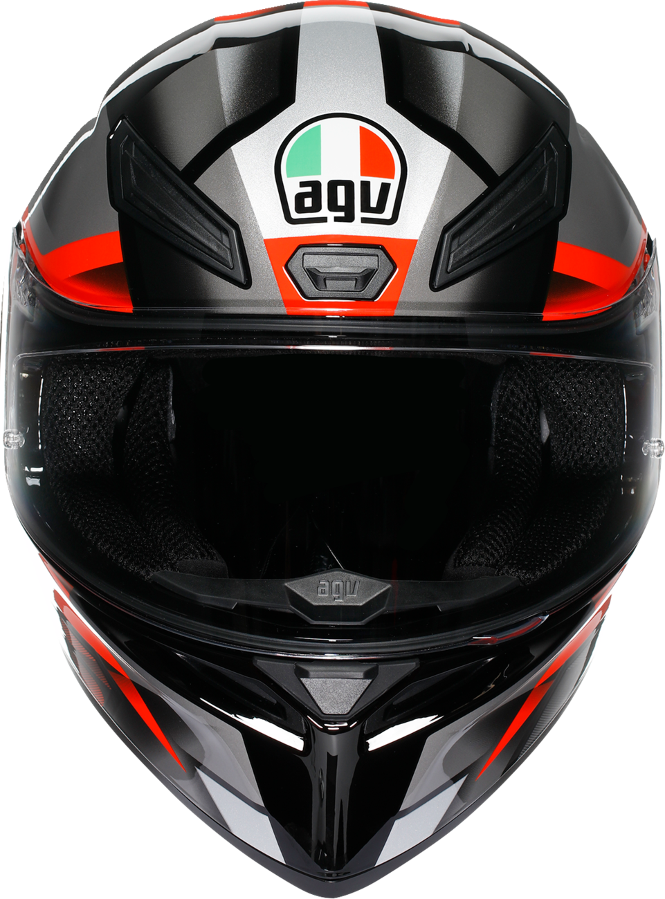 AGV K1 S Helmet - Fastlap - Black/Gray/Red - Small 2118394018064S
