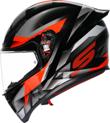 AGV K1 S Helmet - Fastlap - Black/Gray/Red - Large 2118394018064L