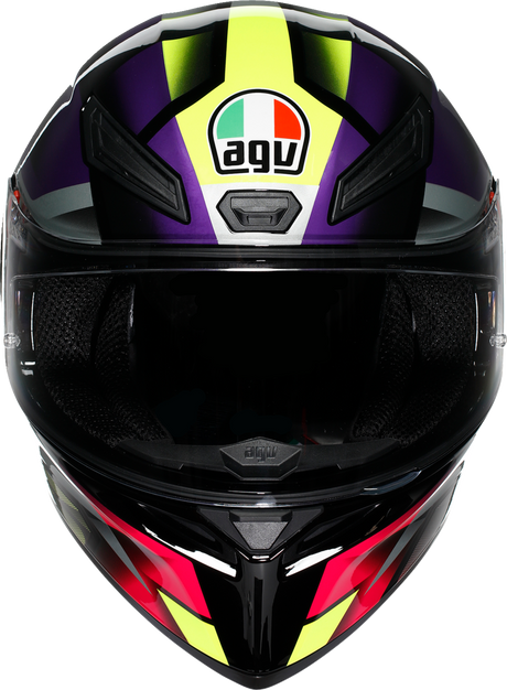 AGV K1 S Helmet - Fastlap - Black/Purple/Pink - Medium 2118394018065M