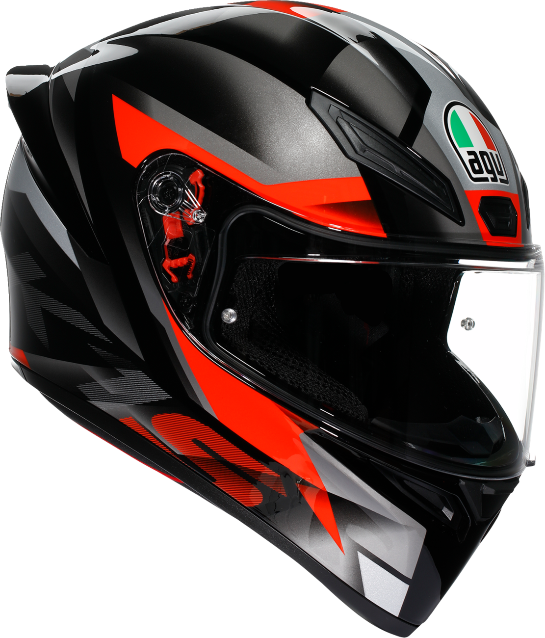 AGV K1 S Helmet - Fastlap - Black/Gray/Red - Medium 2118394018064M