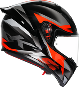 AGV K1 S Helmet - Fastlap - Black/Gray/Red - Medium 2118394018064M
