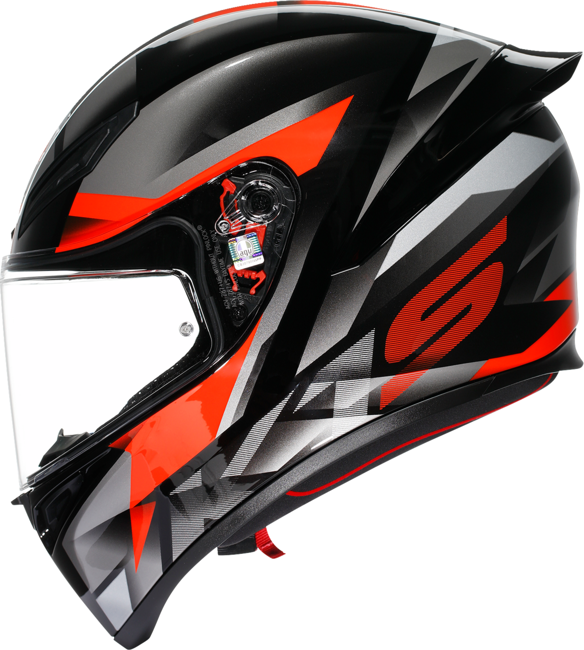 AGV K1 S Helmet - Fastlap - Black/Gray/Red - Medium 2118394018064M