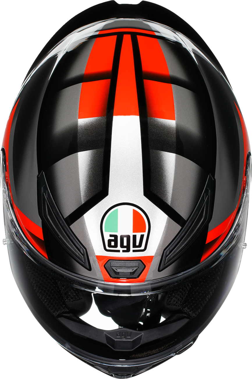AGV K1 S Helmet - Fastlap - Black/Gray/Red - Medium 2118394018064M