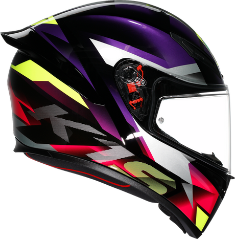 AGV K1 S Helmet - Fastlap - Black/Purple/Pink - 2XL 21183940180652X