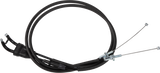 MOOSE OFFROAD Black Vinyl Throttle Cable - Stock Length - Honda CRF 45-1279
