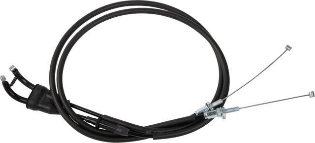MOOSE OFFROAD Black Vinyl Throttle Cable - Stock Length - Honda CRF 45-1279