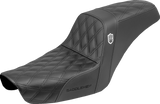 SADDLEMEN Step-Up Seat - Gripper - Black - Dyna '96-'03 SC89604D0