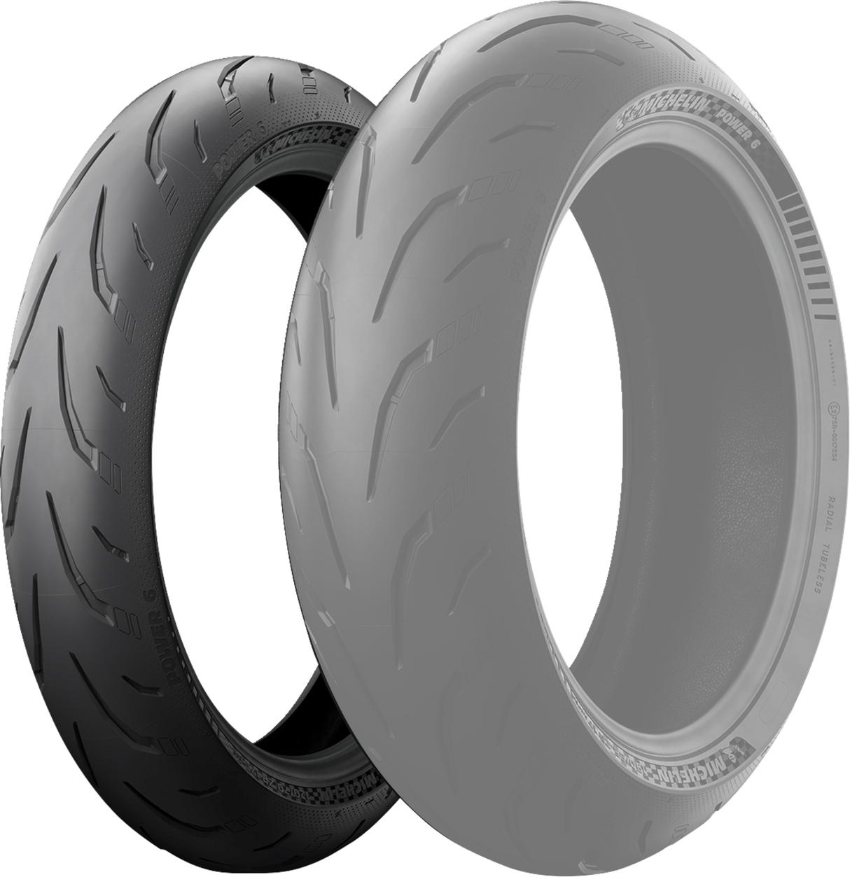 MICHELIN Tire - Power 6 - Rear - 140/70ZR17 - (66W) 85146