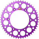 RENTHAL Rear Sprocket - Aluminum - 50 Tooth - Purple - Suzuki 123U-520-50GYPE