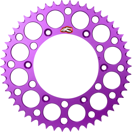 RENTHAL Rear Sprocket - Aluminum - 50 Tooth - Purple - Suzuki 123U-520-50GYPE